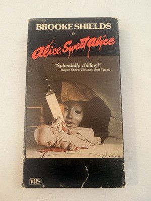 Alice Sweet Alice VHS 1985 GoodTimes Home Video Brooke Shields Horror Thriller