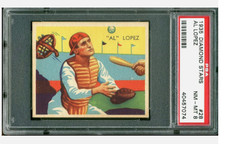 1935 Diamond Stars Al Lopez #28 PSA 8 NM MT Lop Pop Only 1 Higher