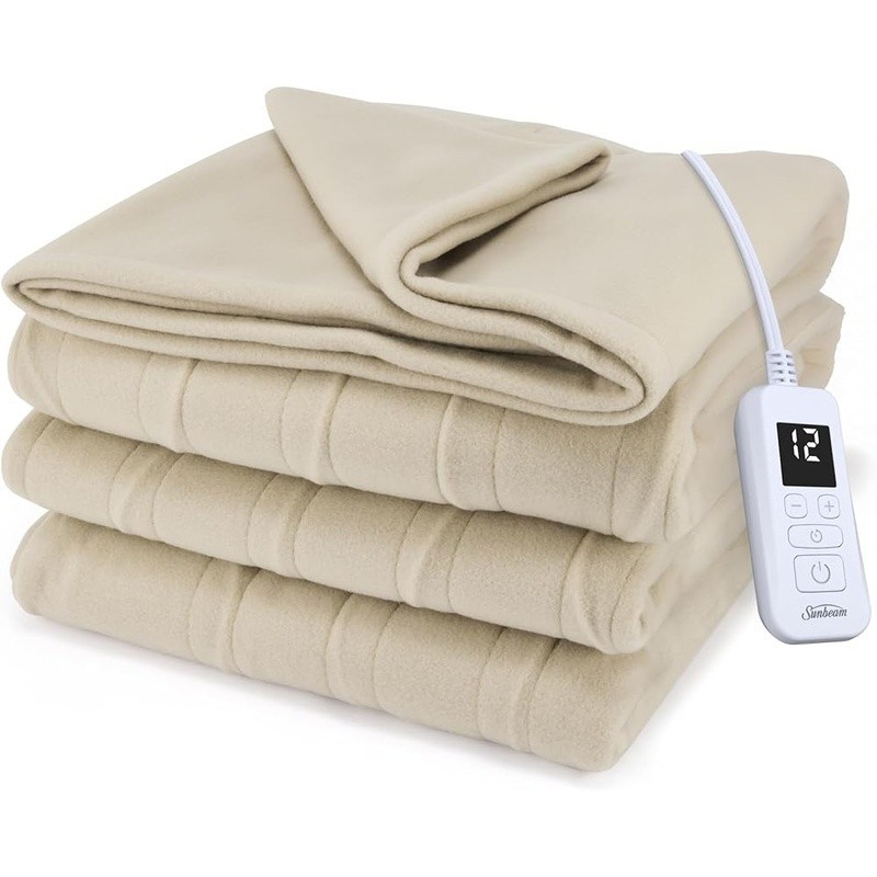 Royal Ultra Fleece Heated Electric Blanket Full Size 12 Heat