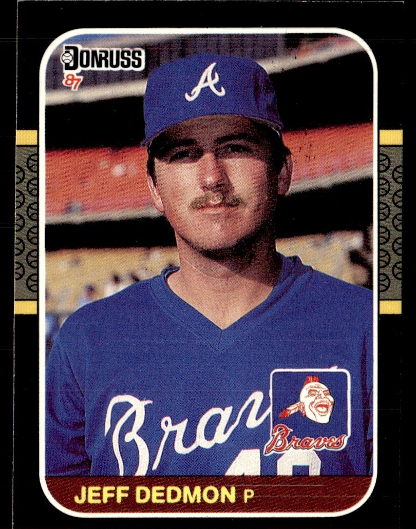 1987 Donruss Jeff Dedmon Atlanta Braves #314