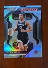 Jackie Young 2024 Panini Prizm WNBA Monopoly Prizms Las Vegas Aces