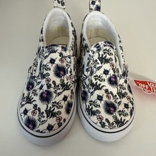 Vans Toddlers Kids Floral Paradise Slip-On Size 6.5 NWT