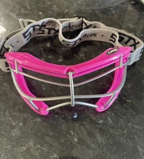 STX 4 Sight Plus Women Pink Lacrosse Field Hockey Goggles Eye Guard Face Mask