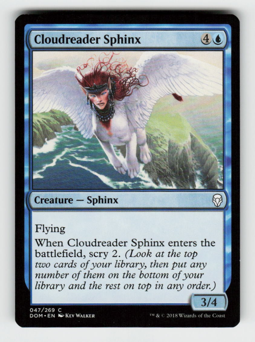 Cloudreader Sphinx 47 Common Dominaria Magic: The Gathering