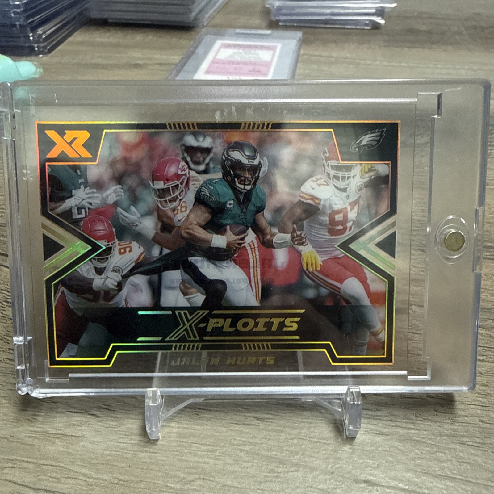 2022 Panini XR  Jalen Hurts X-ploits Case Hit SP Eagles Rare