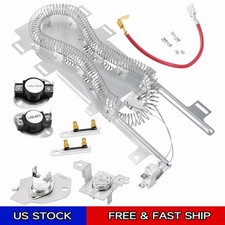 8544771  279973  2pcs 3392519  279816 Dryer Heating Element Kit Thermal Fuse