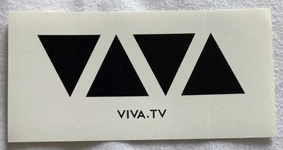 Aufkleber VIVA Musikfernsehen German TV (MTV)