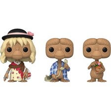 Figura Funko Pop! Películas E.T. El Extraterrestre E.T. Pack-3 (disfrazado, en b