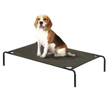 Elevated Pet Bed for Cats Dogs, Cooling Portable Pet Mat for Indoor Outdoor Gray