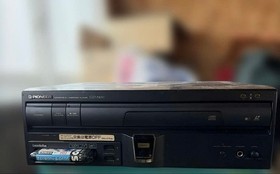 Pioneer CLD-A100 Laser Active LD Player with PAC S10 SEGA Remote CPD-S10 Tested