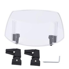 Motorcycle Windshield Extension Universal Heightened Clip On Wind Deflector