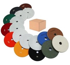 9 PCS 6 Inch Diamond Polishing Pads Kit Wet/Dry 50-10000 Grit for 6 inch