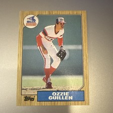 Topps 1987 Ozzie Guillen #89 Chicago White Sox MLB Baseball Card