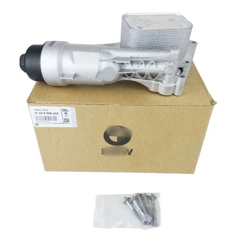 11428585235 Aluminum Oil Cooler Filter Housing For Mini Cooper BMW i8 X1 X2