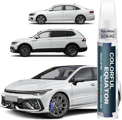 Touch Up Paint for VW Tiguan Atlas Pure White LC9A 0Q 2024 2025 Exact Match Kits