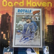Topps Carter Jensen Heritage Royals Real One Rookie Autograph Baseball Card