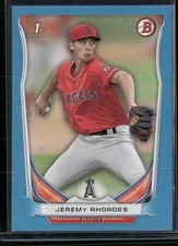 2014 Bowman Draft #DP113 Jeremy Rhoades Blue #/399