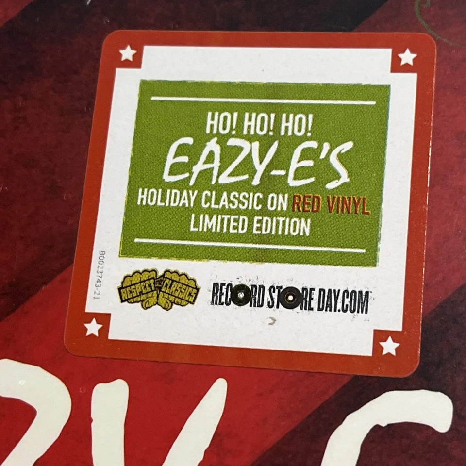 NEW Eazy-E Merry Mutha****** X-Mas 7" Red Colored Vinyl RSD 2015 SEALED Explicit - Image 3 of 4