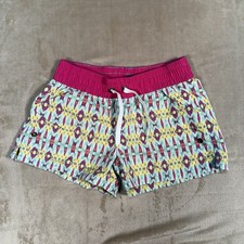 Patagonia Costa Rica Baggies Kids Girls Shorts Size M 10 Pink