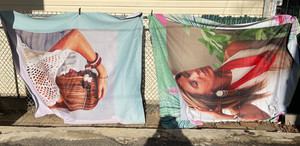 Lot of 7.  9 x 6 ft and 3 more  small Fabric  Exhibition Display