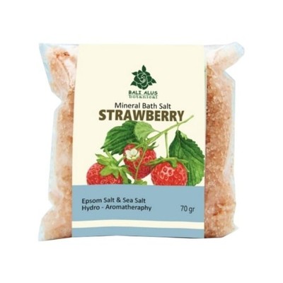 Bali Alus, Mineral Badesalz, 70g, Erdbeere (1er Pack)
