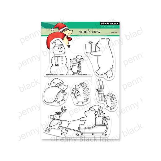 Penny Black Clear Stamps - Santa's Crew 30-768
