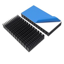 2Pcs 40mm Heatsink 80 x 40 x 11mm/ 3.15 x 1.57 x 0.44 inche Aluminum Heat Sin...
