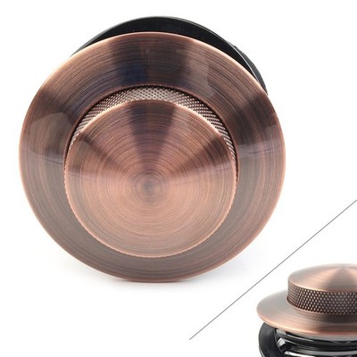 Motorcycle Copper Mount Flush Pop Up Vented Fuel Tank Gas Cap Cover For Harley