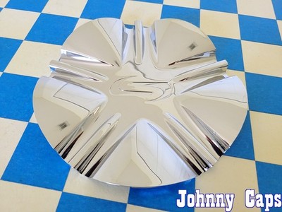 STRADA Wheels # S092085-CAP . NEW CHROME Custom Wheel Center Cap [92] (QTY. 1)