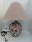 Vintage Rochamp Multicoloured Table Top Lamp Ceramic Textured Any Room Decor