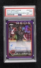 2024 Topps Chrome Purple Refractor /250 Elly De La Cruz PSA 9 Rookie Auto RC