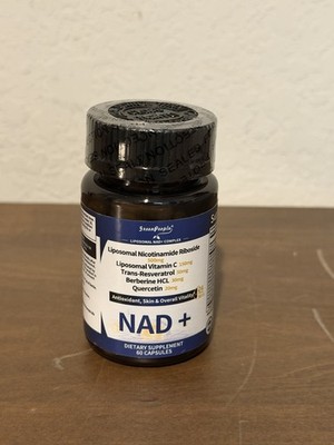 Green People Liposomal NAD+ Supplement Nicotinamide Riboside Vitamin C, 60ct