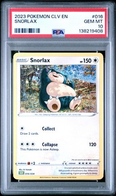 PSA GEM MT 10 - POKEMON CLV-TRADING CARD GAME CLASSIC SNORLAX | eBay