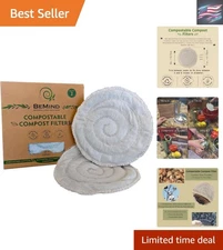 Biodegradable Compost Filters with Natural Charcoal for Zero Waste Living