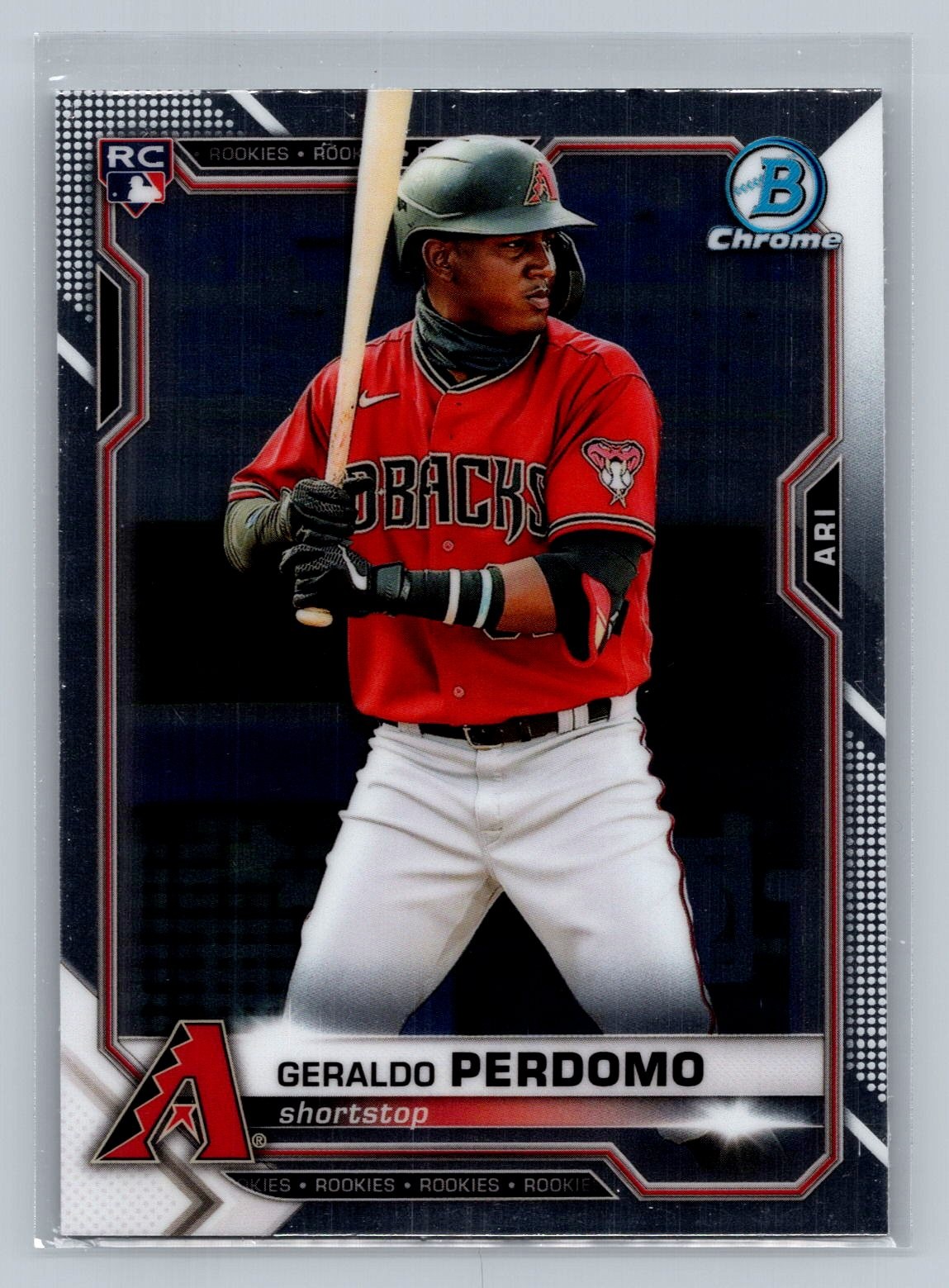 2021 Bowman Chrome #98 Geraldo Perdomo Rookie