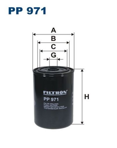 FILTRON Kraftstofffilter PP 971 für Iveco RENAULT TRUCKS IRISBUS FAW - Bild 3