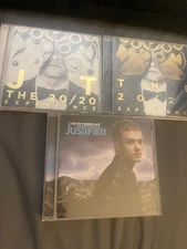 Lot 3 Justin Timberlake CDs 20/20 Experience Double Album Justified 90s 00s Pop