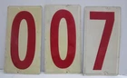 007, Vintage Gas Station Tin Price Numbers 10" x 19", or a James Bond Fan