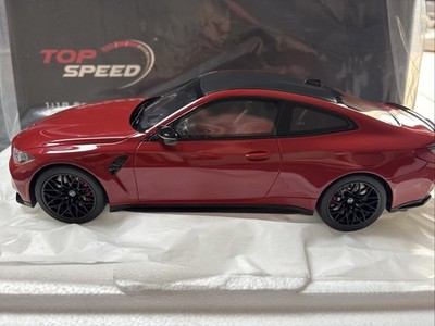 Top speed 1/18 BMW M4 Competition Toronto Red Resin Model New!!