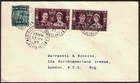 MOROCCO AGENCIES, KGVI 1937 CORONATION, FRENCH & TANGIER, FIRST DAY COVER.