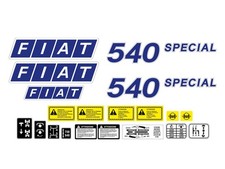KIT ADESIVI TRATTORE FIAT 540 SPECIAL (VERSIONE BLU)