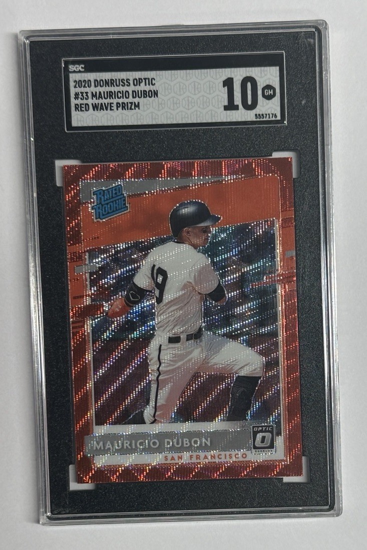 2020 Donruss Optic Rated Rookie Red Wave Mauricio Dubon #33 SGC GM 10