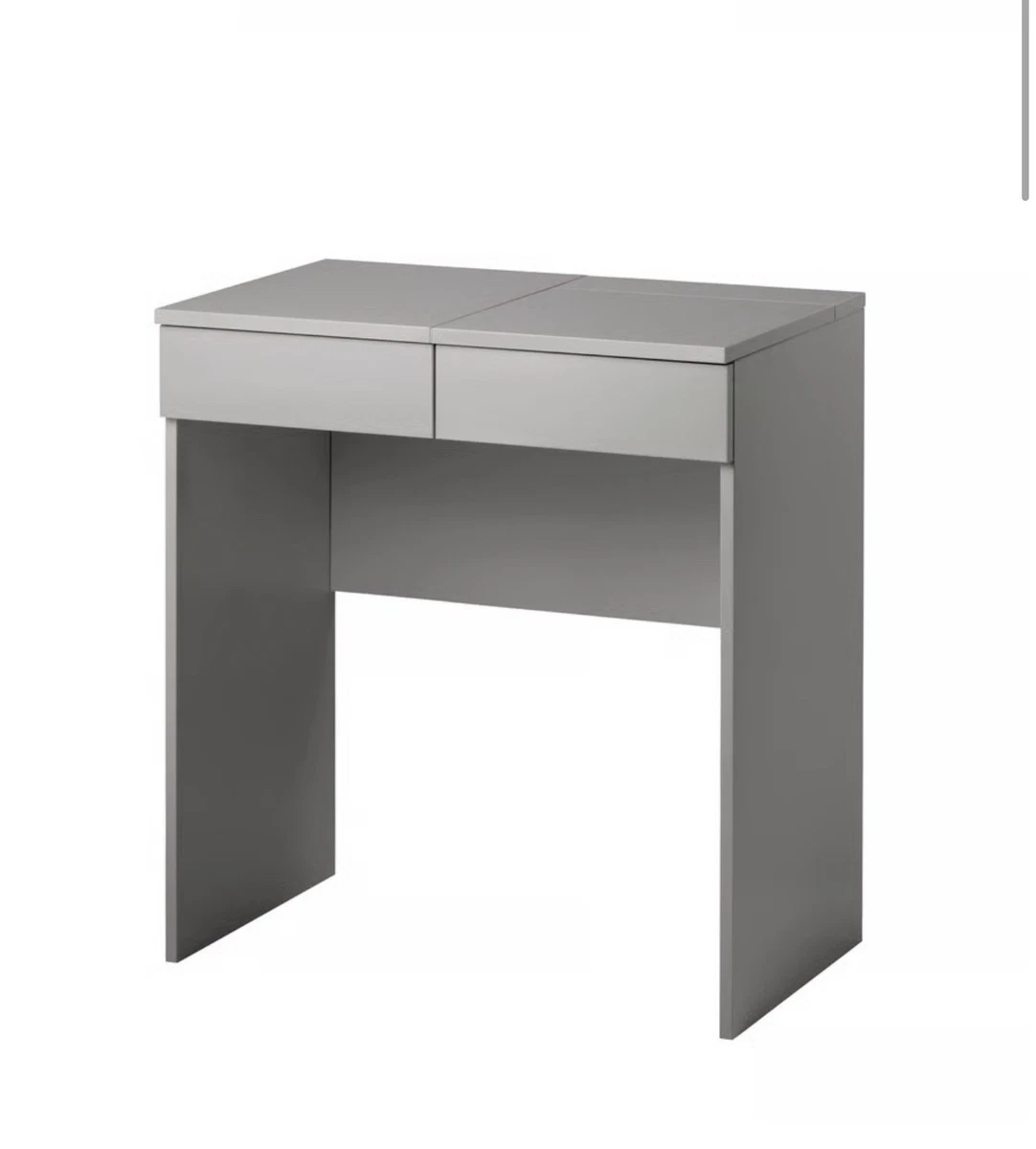 ikea grey dressing table Is the difference in malm grey draws and dark grey dressing table very noticeable? Why don't they just have the same grey across all furniture?