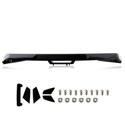 FOR 2015-2020 FORD MUSTANG S550 PAINTED GLOSSY BLACK GT STYLE TRUNK SPOILER WING