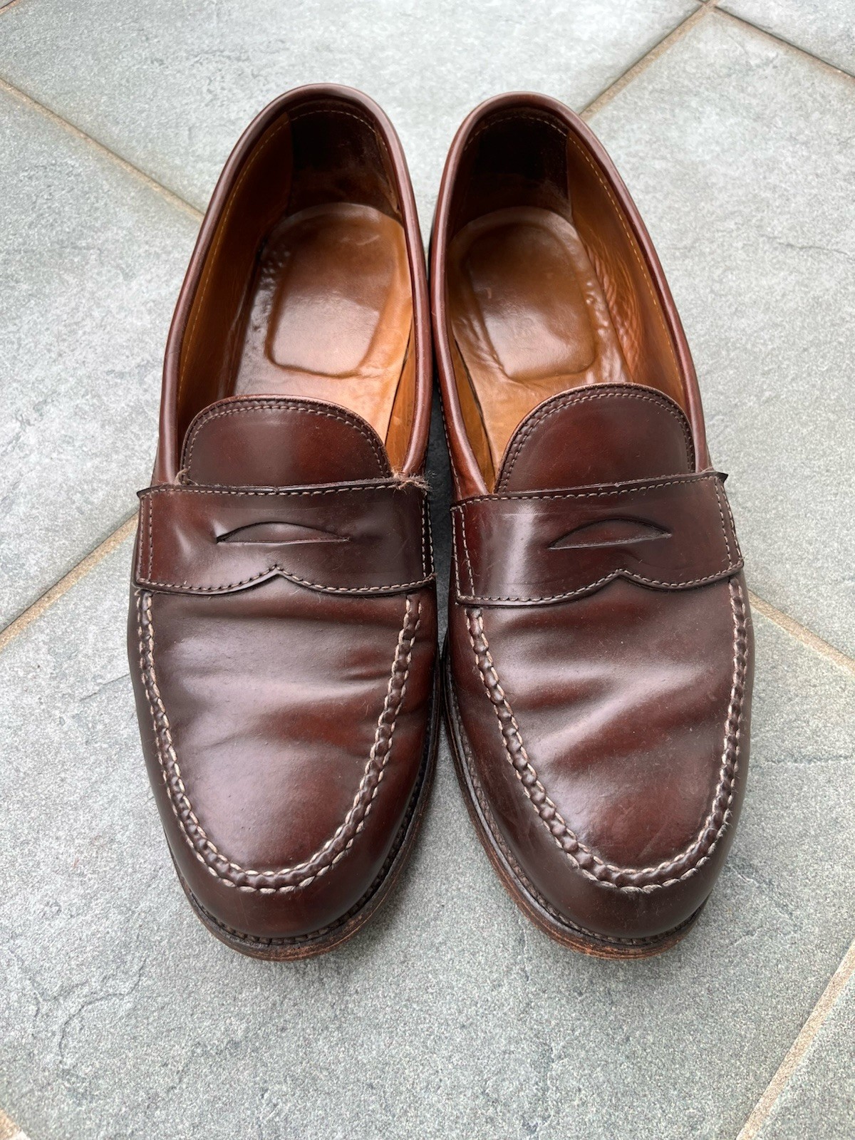 Alden 986 Color 8 Shell Cordovan LHS / Penny Loafer