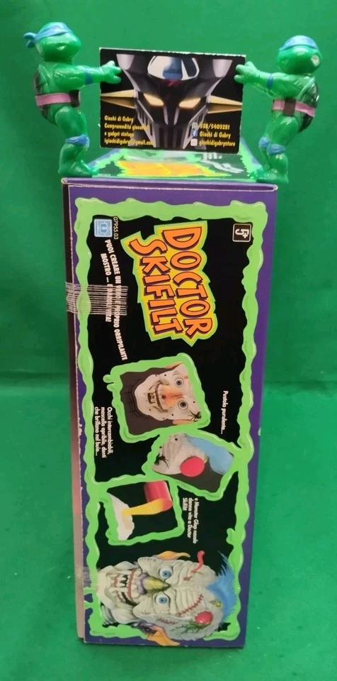DOCTOR SKIFILT, MONSTER FACE, GOOSEBUMPS Piccoli Brividi, Hasbro 1992, NEW MISB. - Imagen 3 de 4