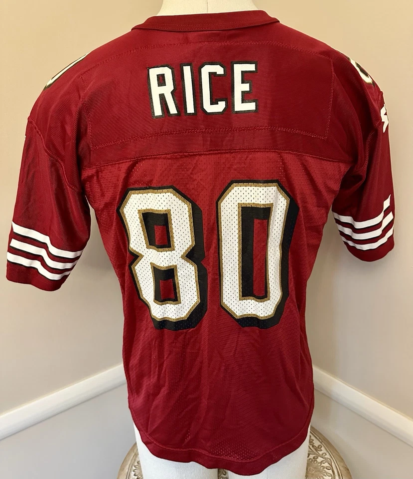Футболка стартовая молодежная Jerry Rice San Francisco 49ers размер XL винтажная No80 - Изображение 2 из 4
