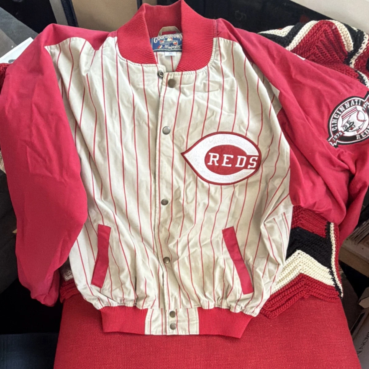 Majestic Cincinnati Reds MLB Jackets for sale | eBay