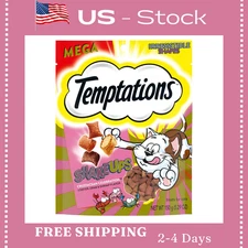 Temptations Shake Ups Crunchy & Soft Cat Treats, Lobster, Crab, Shrimp, 5.29 Oz