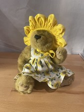 Vintage Ty Beanie Baby Susannah The Sunflower Bear 1993